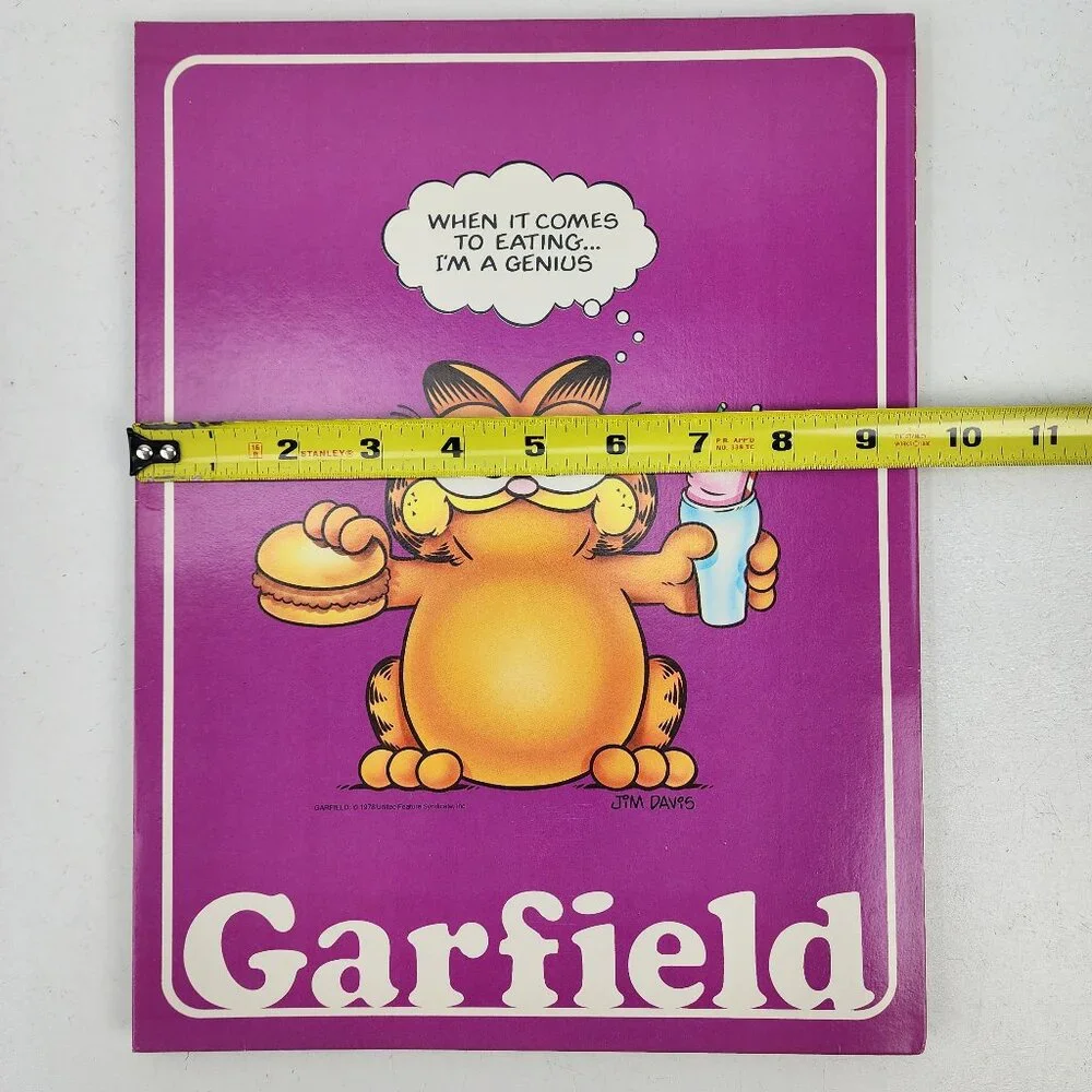 Lot of 5 Vtg 1978 80s Mead Portfolio 3328 Garfield the Cat & Odie Dog Folders